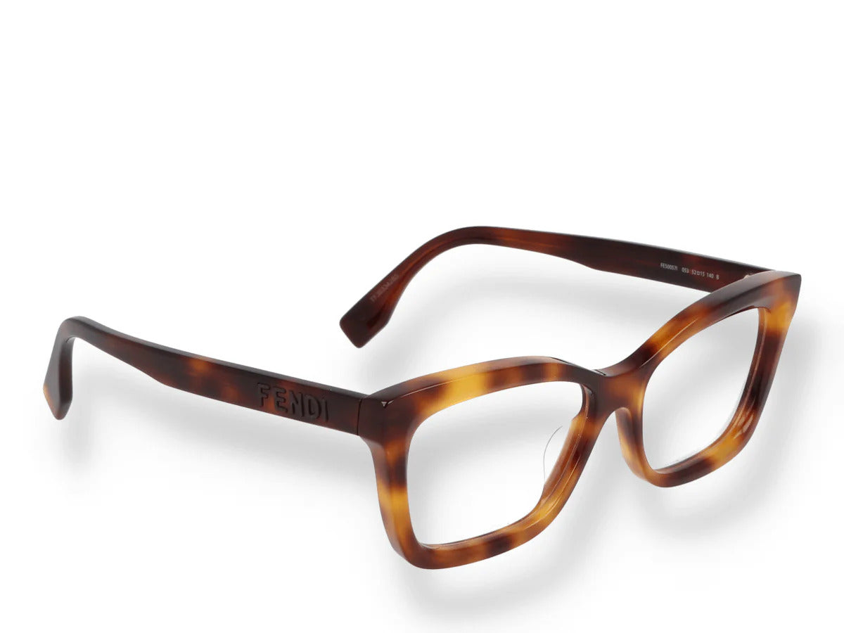 FENDI PLASTIC CATEYE HAVANA FULL FRAME