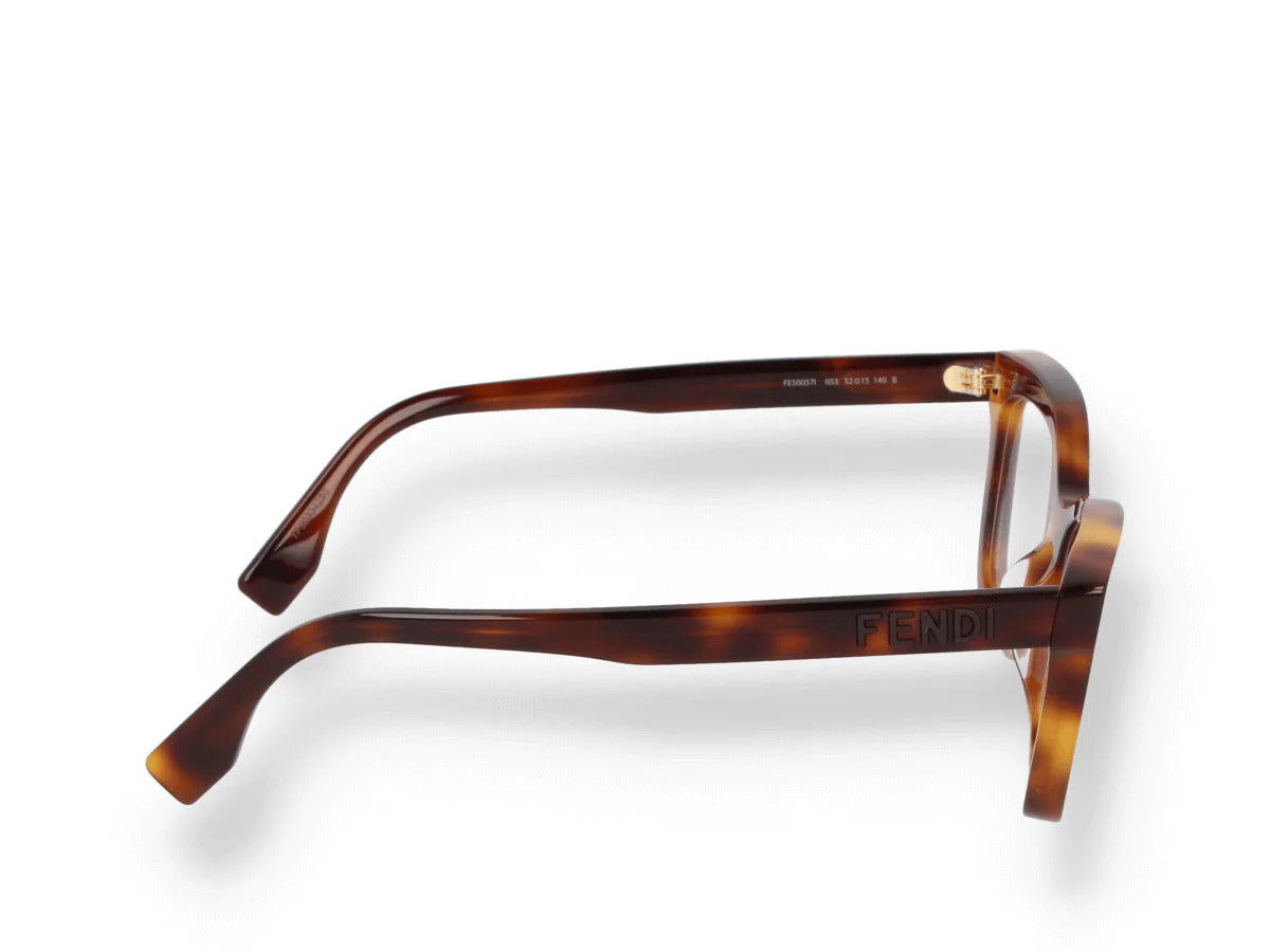 FENDI PLASTIC CATEYE HAVANA FULL FRAME