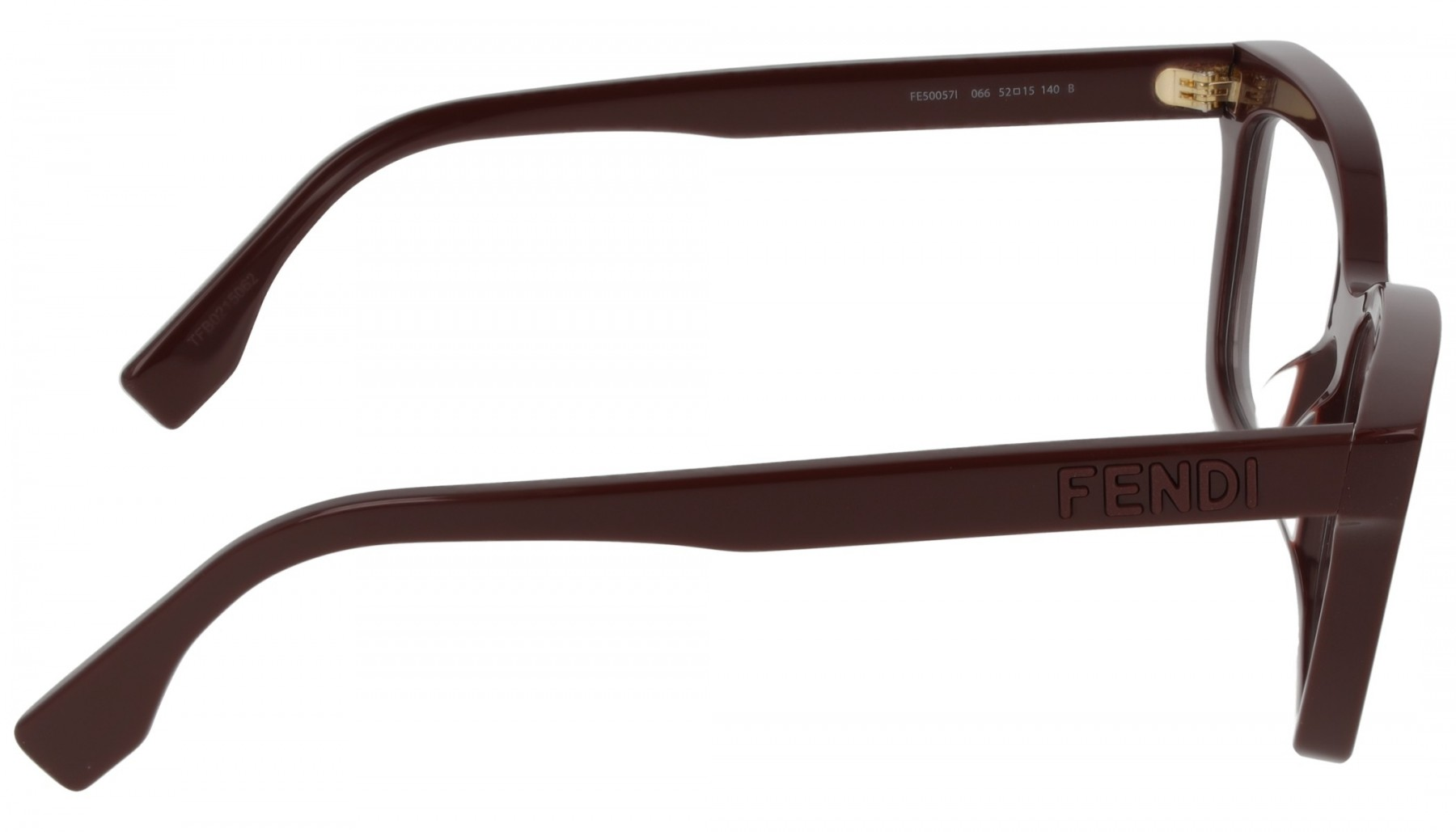 FENDI PLASTIC BURGANDY BUTTERFLY FULL FRAME