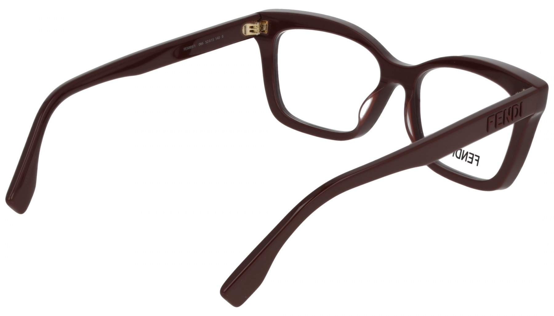 FENDI PLASTIC BURGANDY BUTTERFLY FULL FRAME