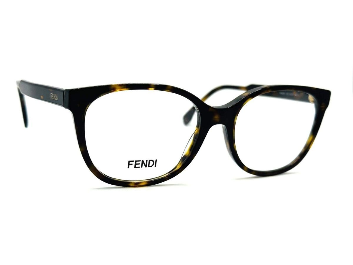 FENDI PLASTIC BLACK ROUND FULL FRAME