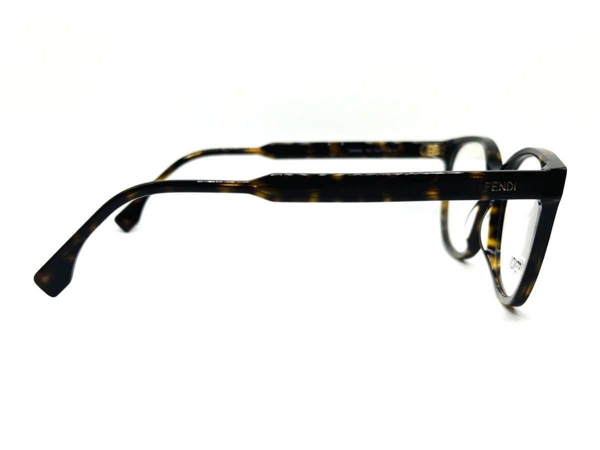 FENDI PLASTIC BLACK ROUND FULL FRAME