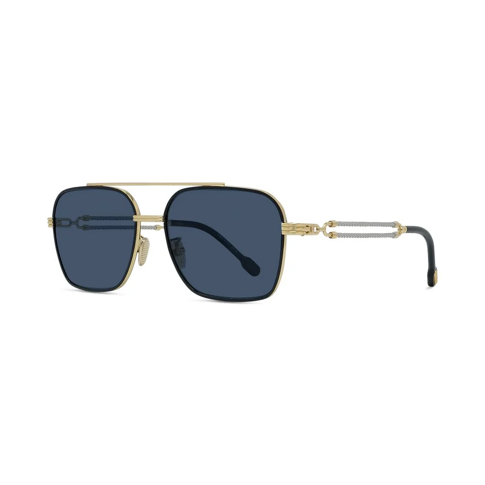 FRED TITANIUM DB SQUARE BLUE GOLD FULL SUNGLASS