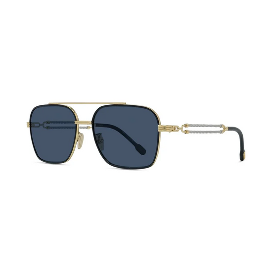 FRED TITANIUM DB SQUARE BLUE GOLD FULL SUNGLASS