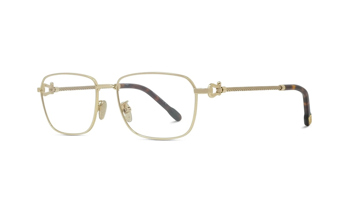 FRED TITANIUM GOLD HAVANA IRREGULAR FULL FRAME