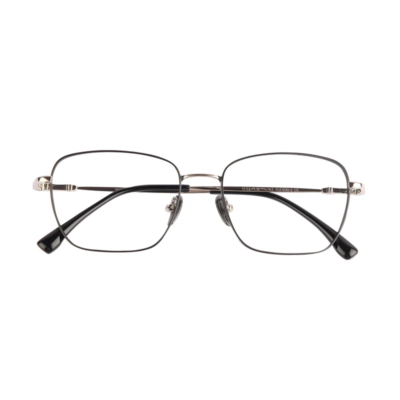 ROSVIN BUGS METAL MATTE BLACK SILVER SQUARE FULL FRAME