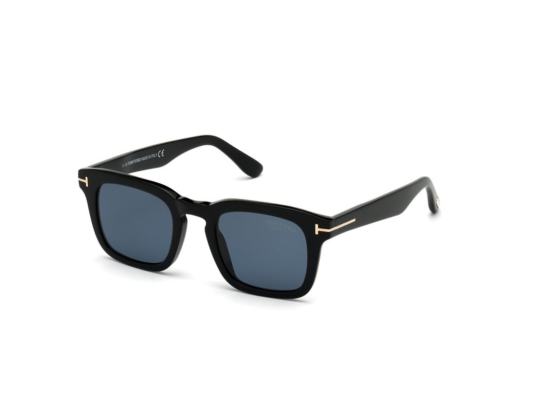 TOM FORD PLASTIC SQUARE BLACK FULL SUNGLASS