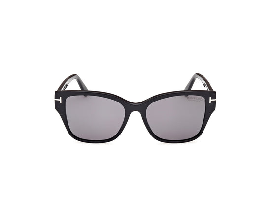 TOM FORD BLACK CATEYE PLASTIC SUNGLASS