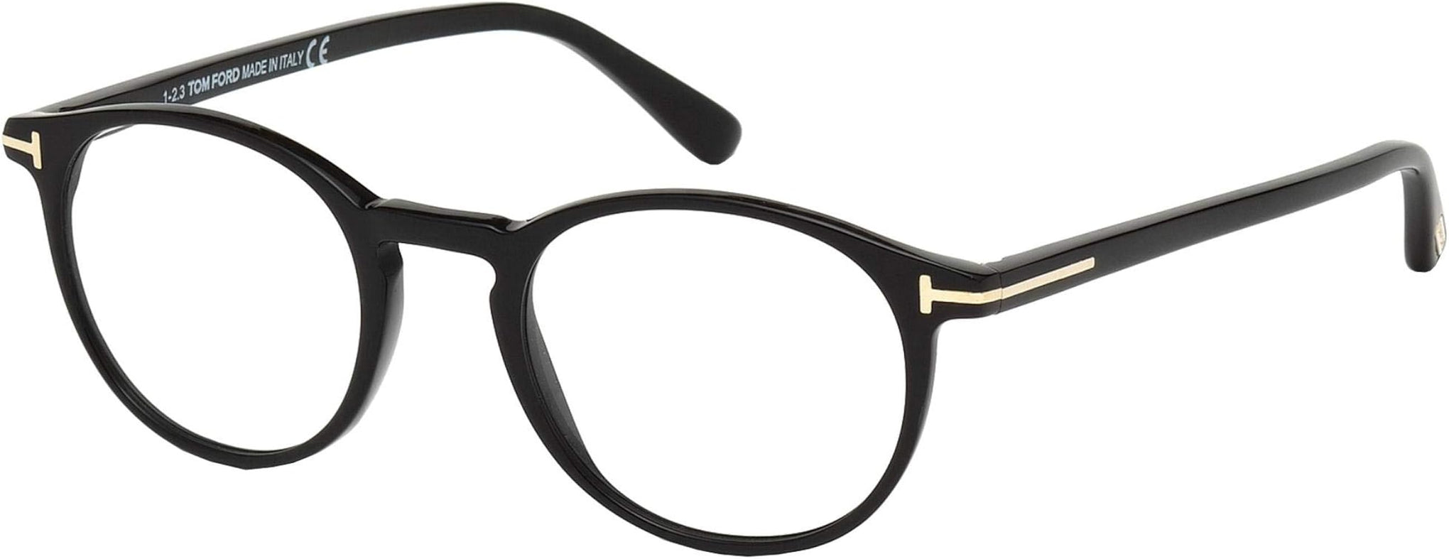 TOM FORD PLASTIC ROUND BLACK FULL FRAME