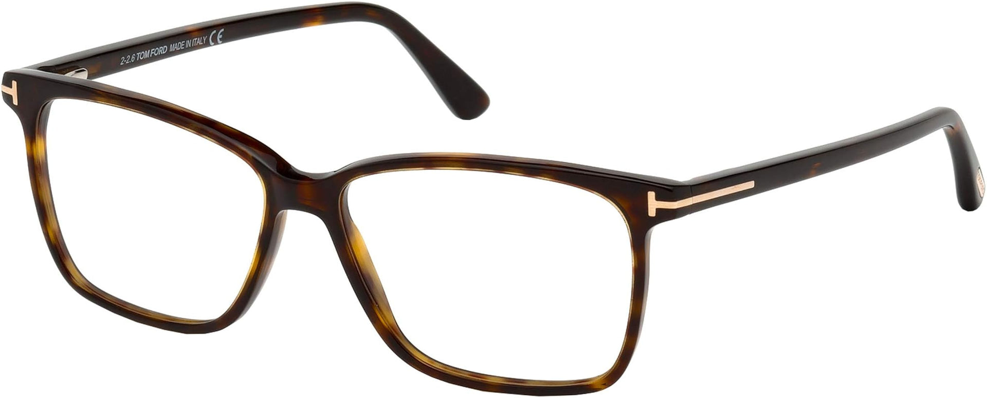 TOM FORD PLASTIC RECTANGLE HAVANA FULL FRAME