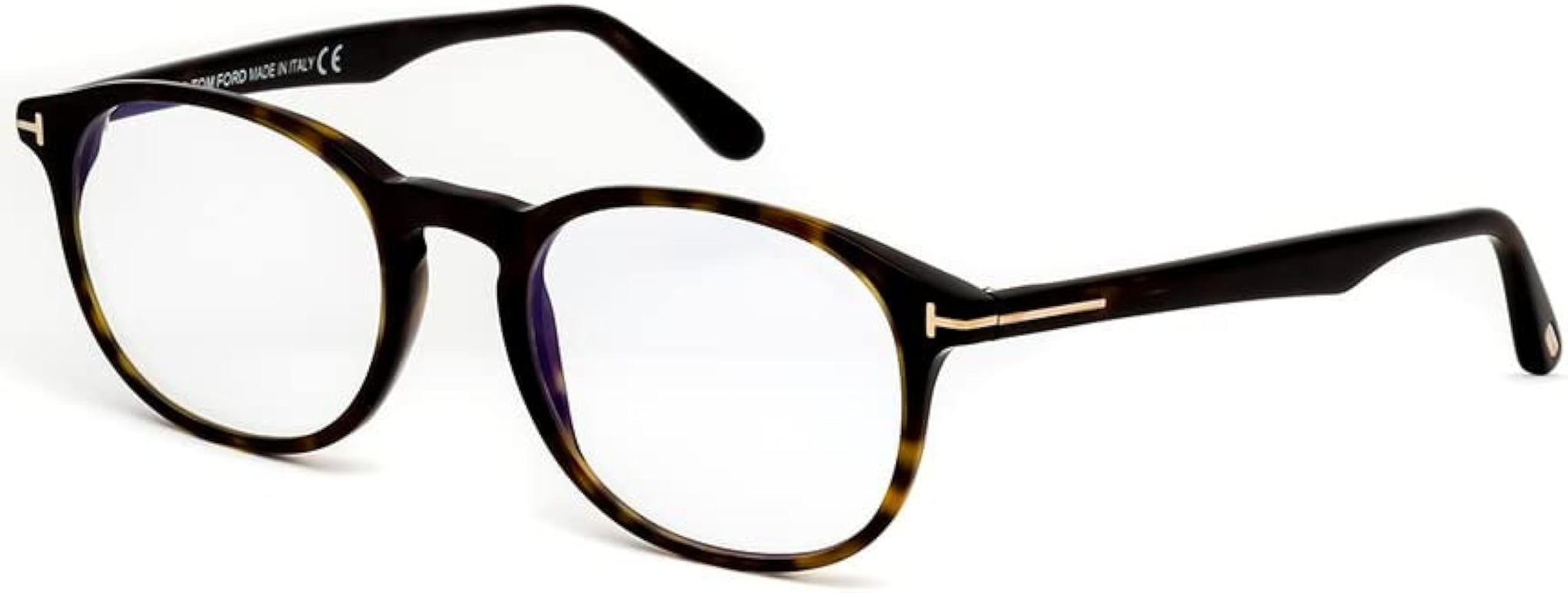 TOM FORD PLASTIC ROUND HAVANA FULL FRAME