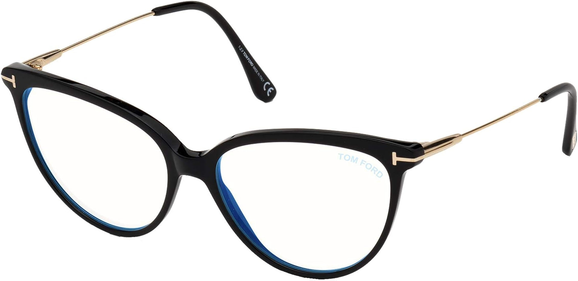 TOM FORD PLASTIC BLACK CATEYE FULL FRAME