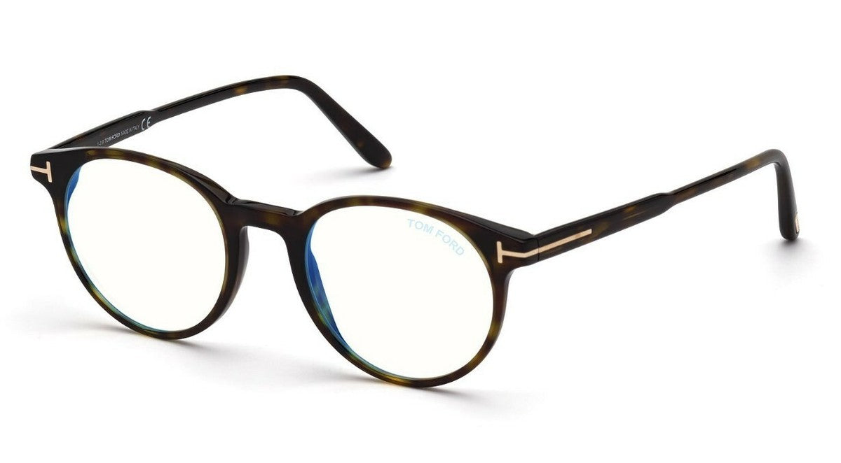 TOM FORD PLASTIC ROUND DARK HAVANA FULL FRAME