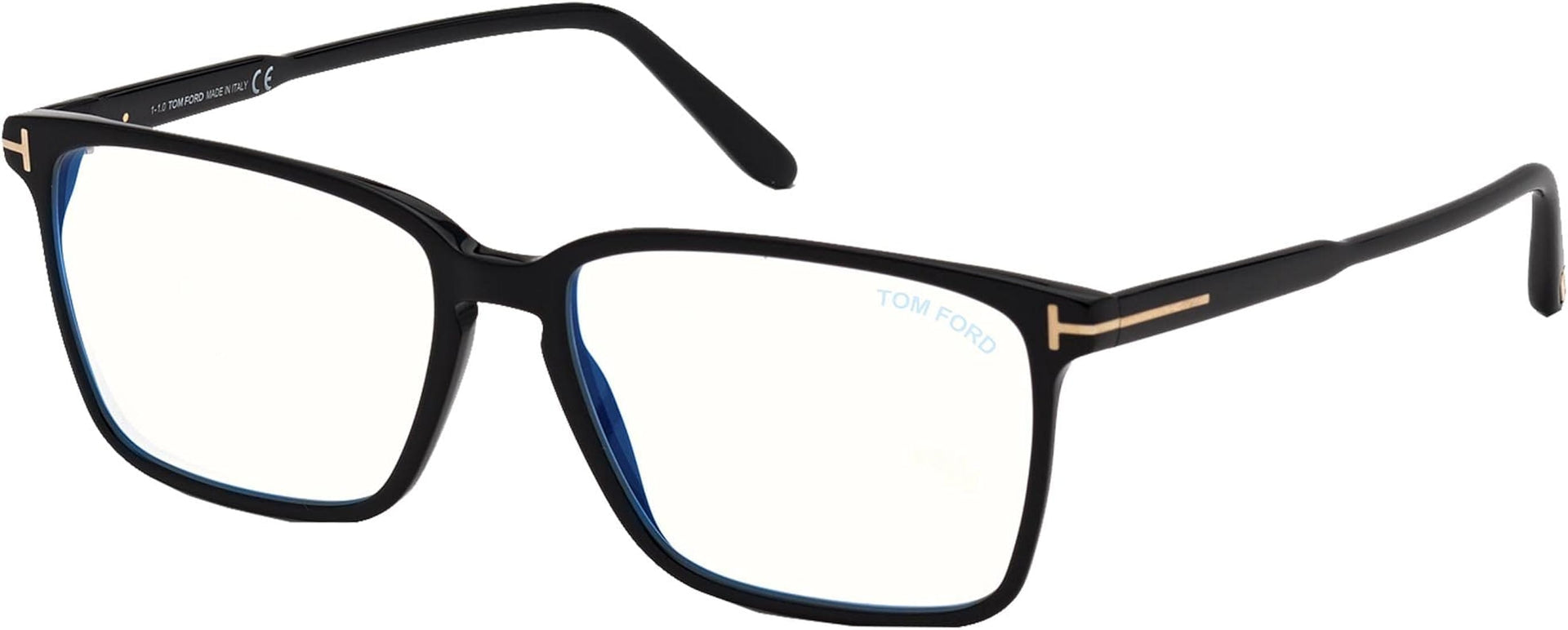 TOM FORD PLASTIC BLACK RECTANGLE FULL FRAME