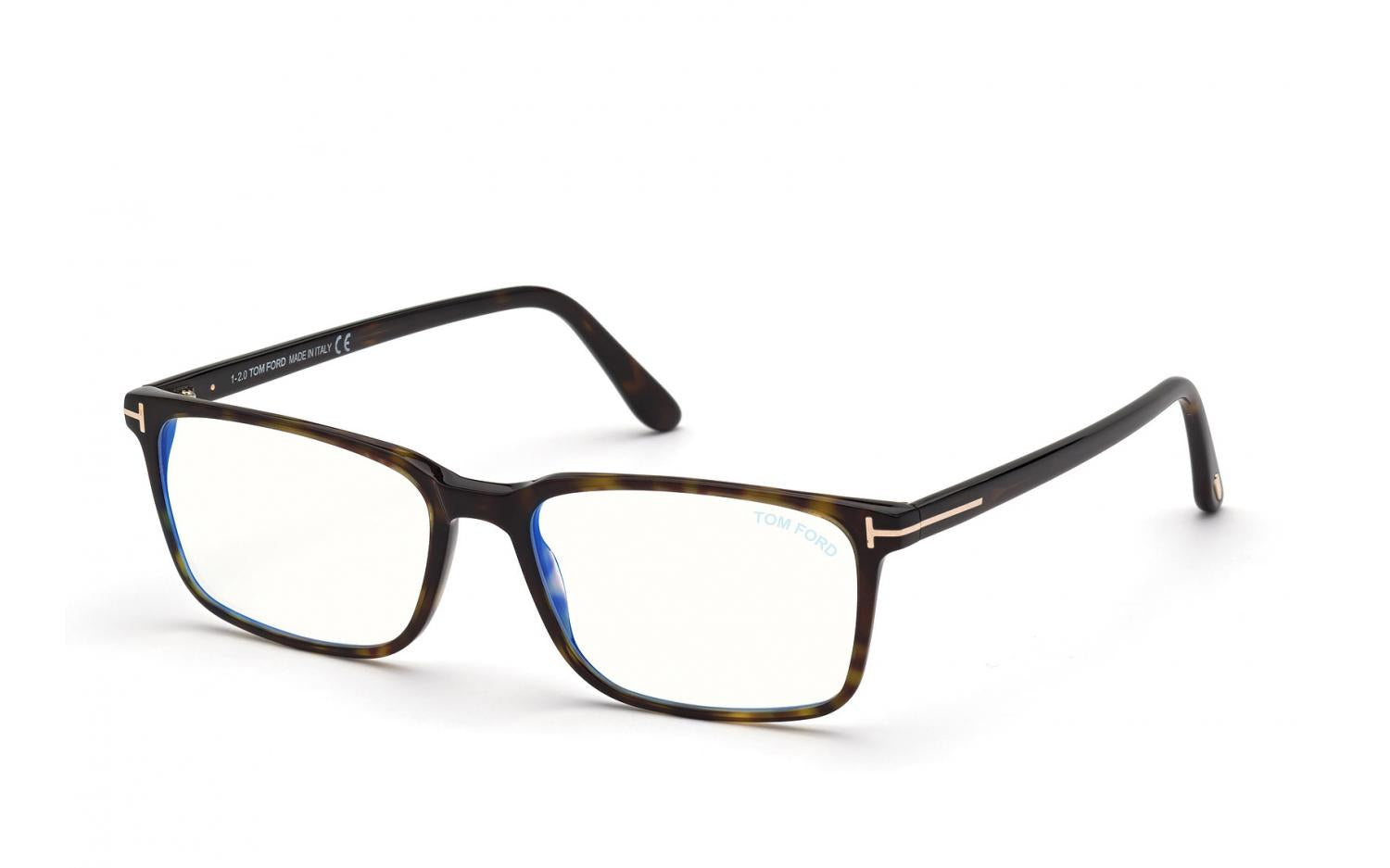 TOM FORD PLASTIC RECTANGLE HAVANA FULL FRAME