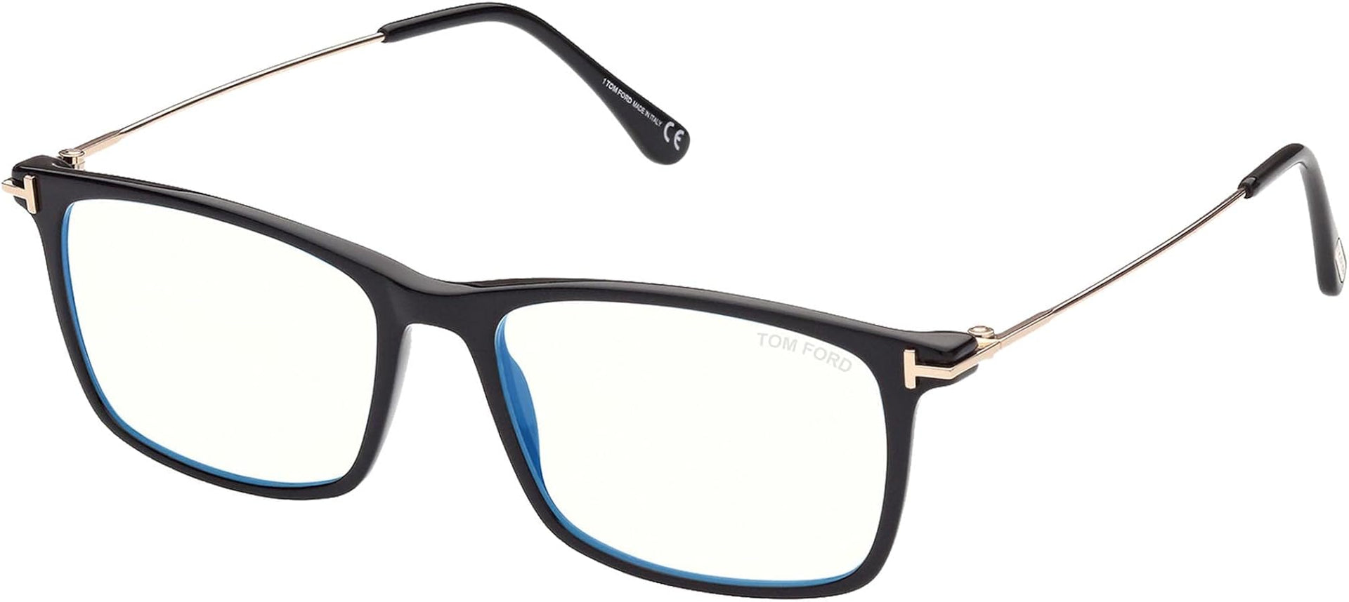 TOM FORD PLASTIC RECTANGLE BLACK FULL FRAME