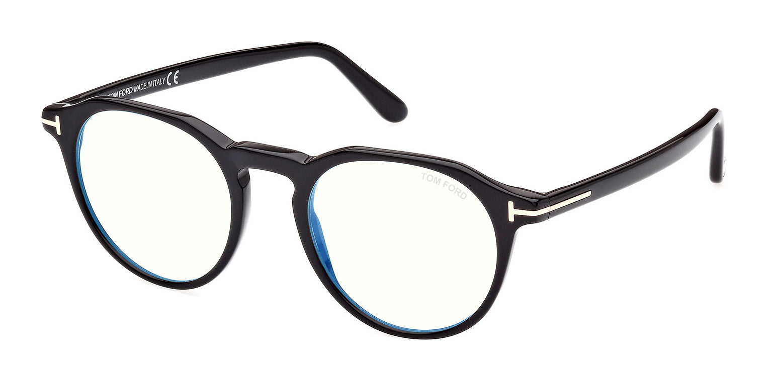 TOM FORD PLASTIC ROUND BLACK FULL FRAME