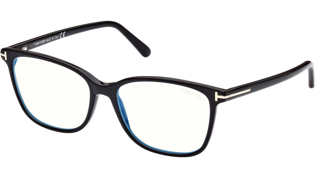 TOM FORD PLASTIC RECTANGLE BLACK FULL FRAME