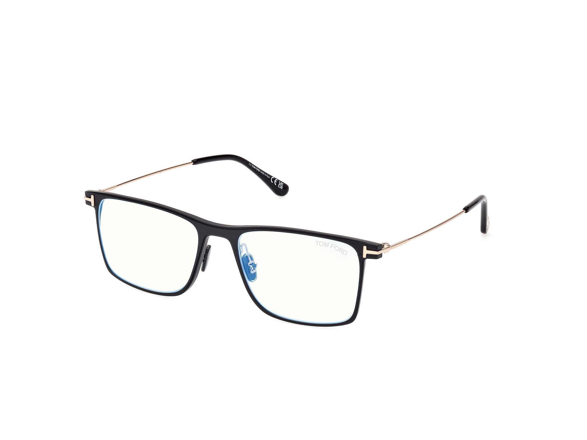 TOM FORD RECTANGLE MATTE GRY PLASTIC FULL FRAME