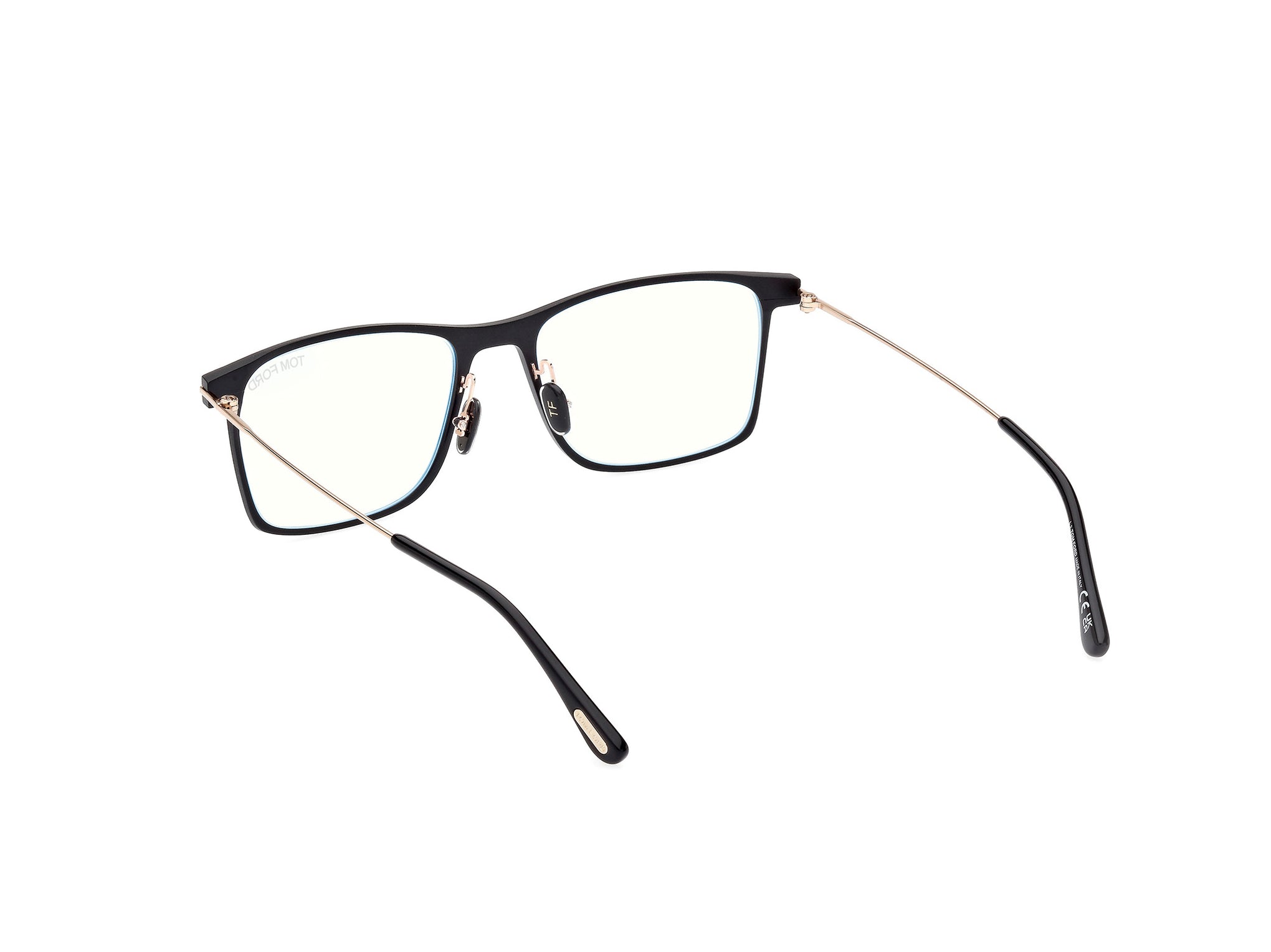TOM FORD RECTANGLE MATTE GRY PLASTIC FULL FRAME