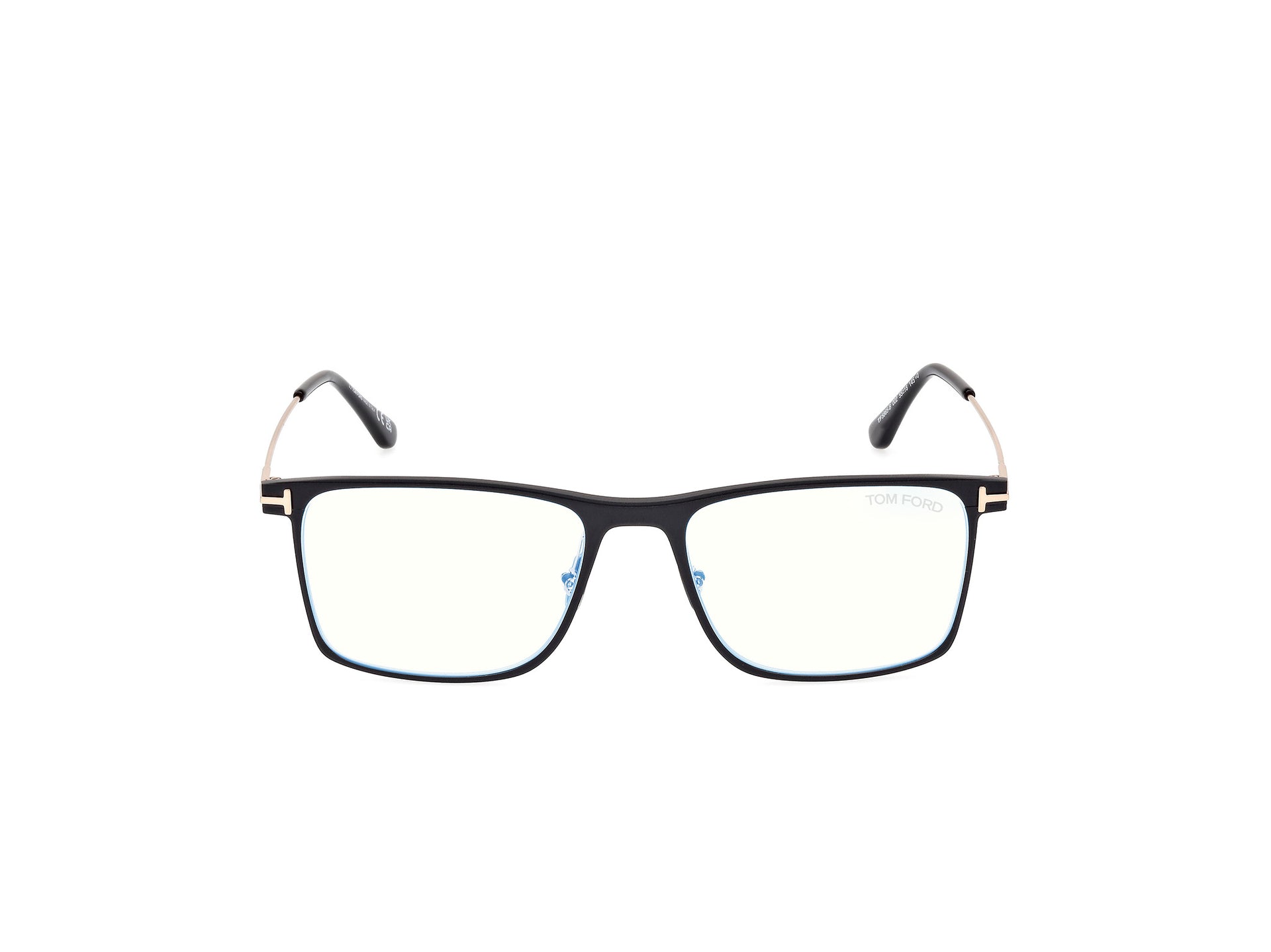 TOM FORD RECTANGLE MATTE GRY PLASTIC FULL FRAME