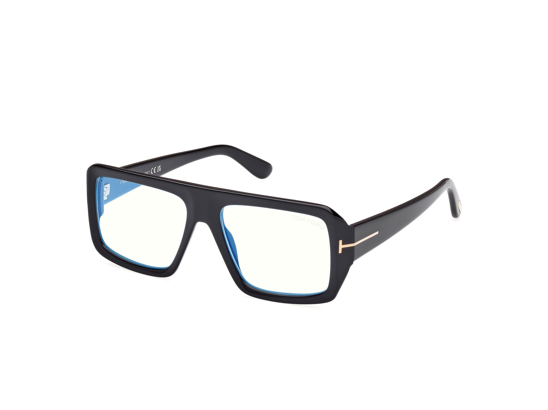 TOM FORD BLACK RECTANGLE PLASTIC FULL FRAME