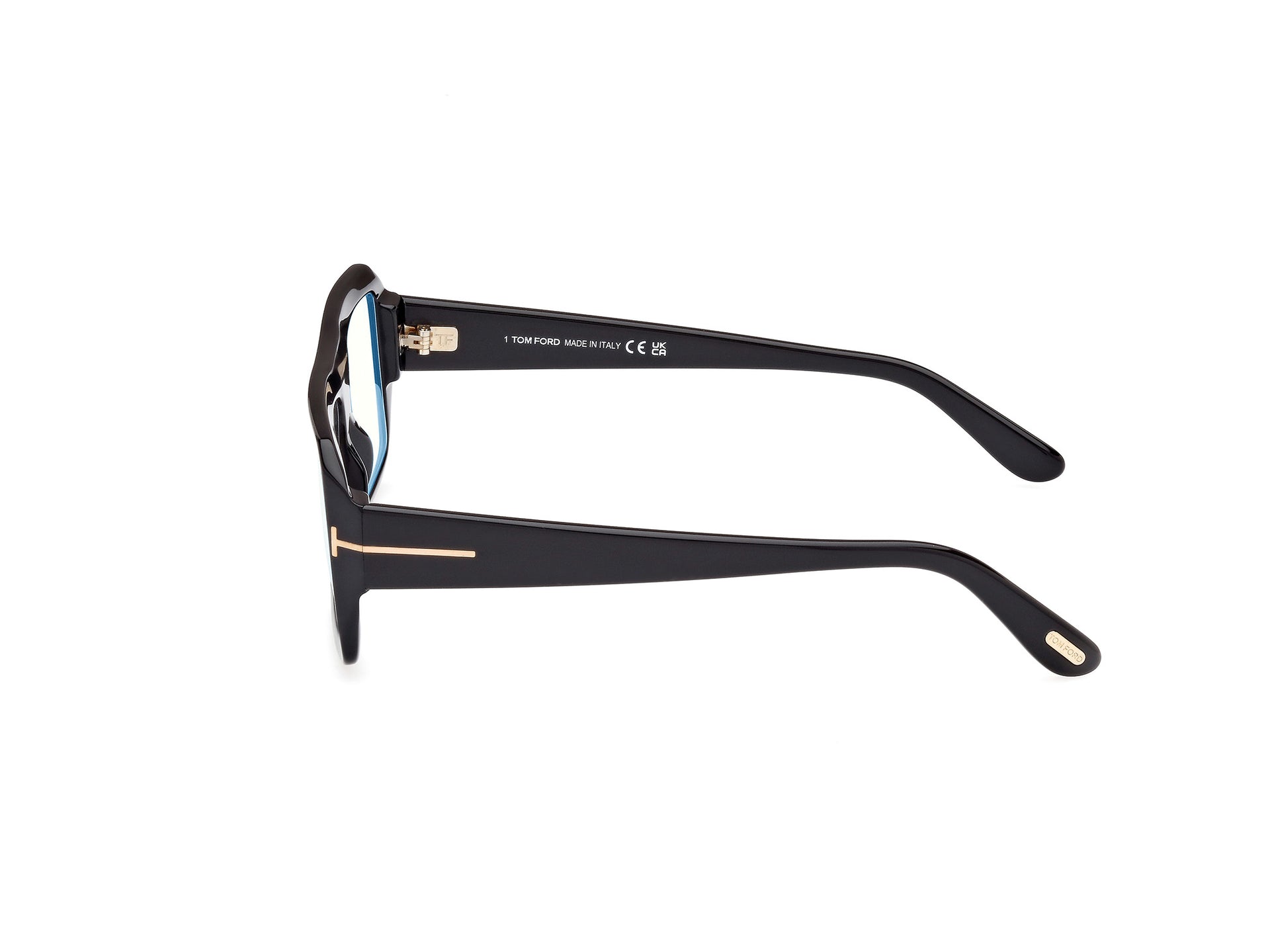 TOM FORD BLACK RECTANGLE PLASTIC FULL FRAME