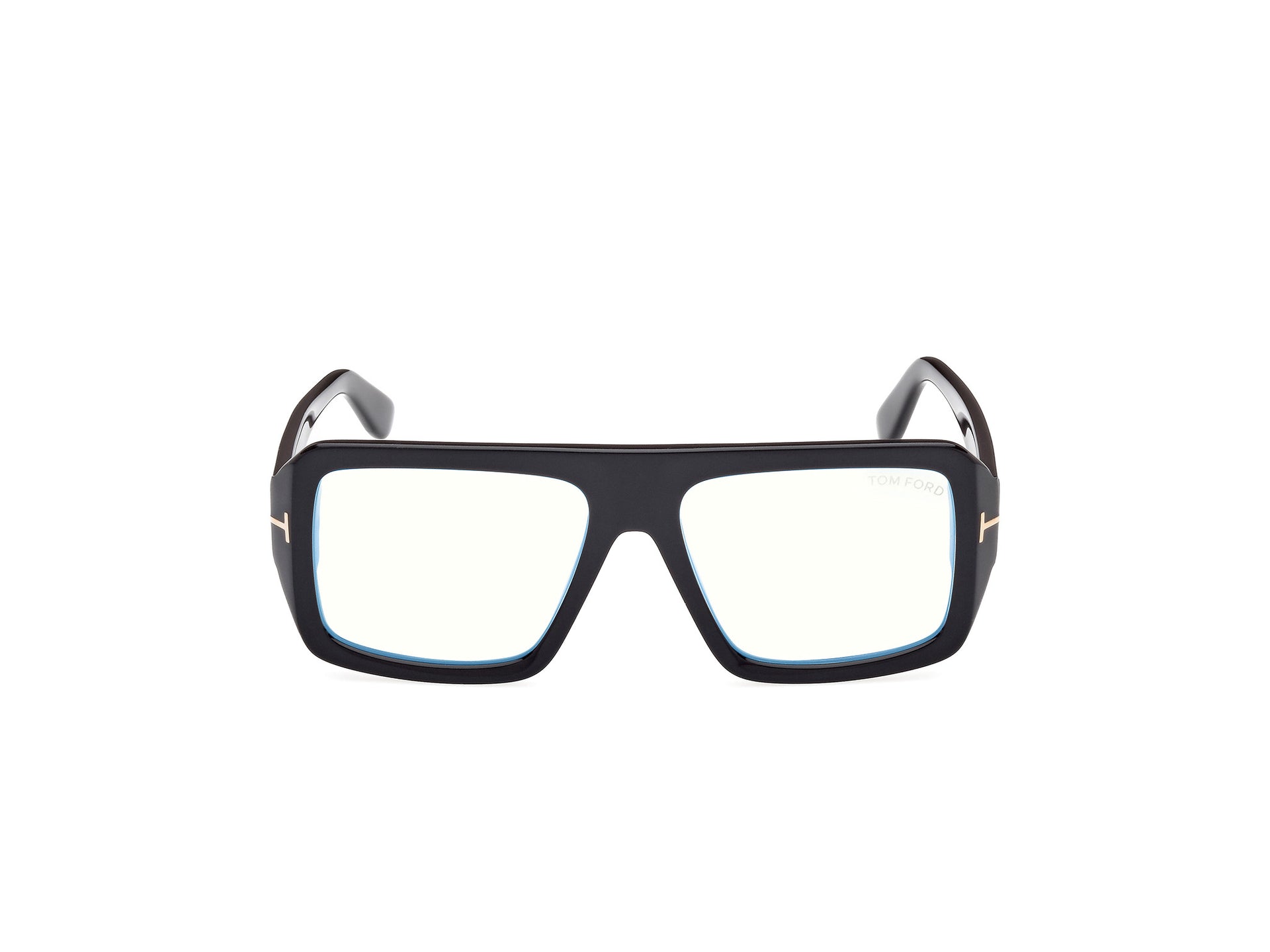 TOM FORD BLACK RECTANGLE PLASTIC FULL FRAME