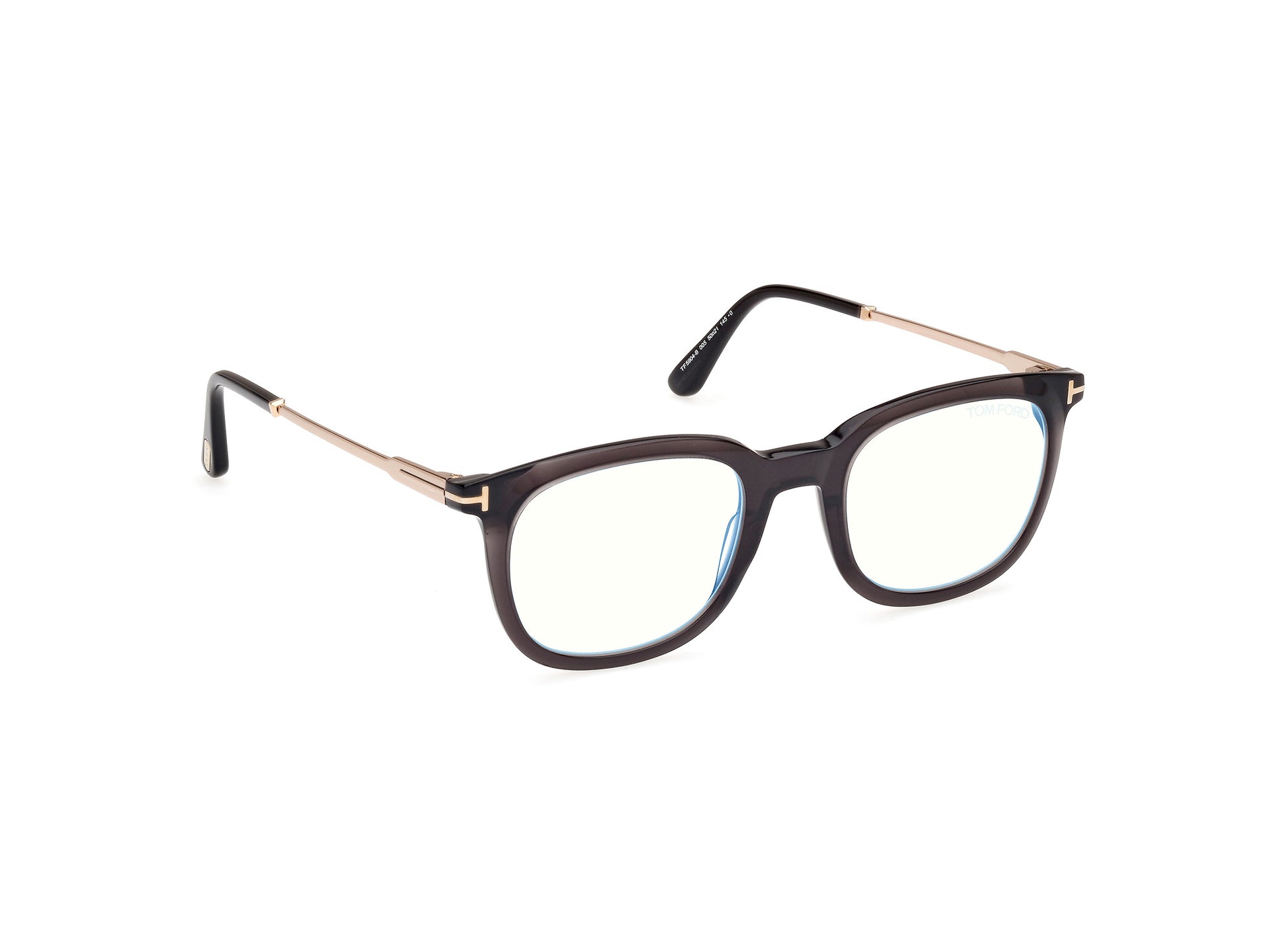 TOM FORD BLACK PLASTIC SQUARE FULL FRAME