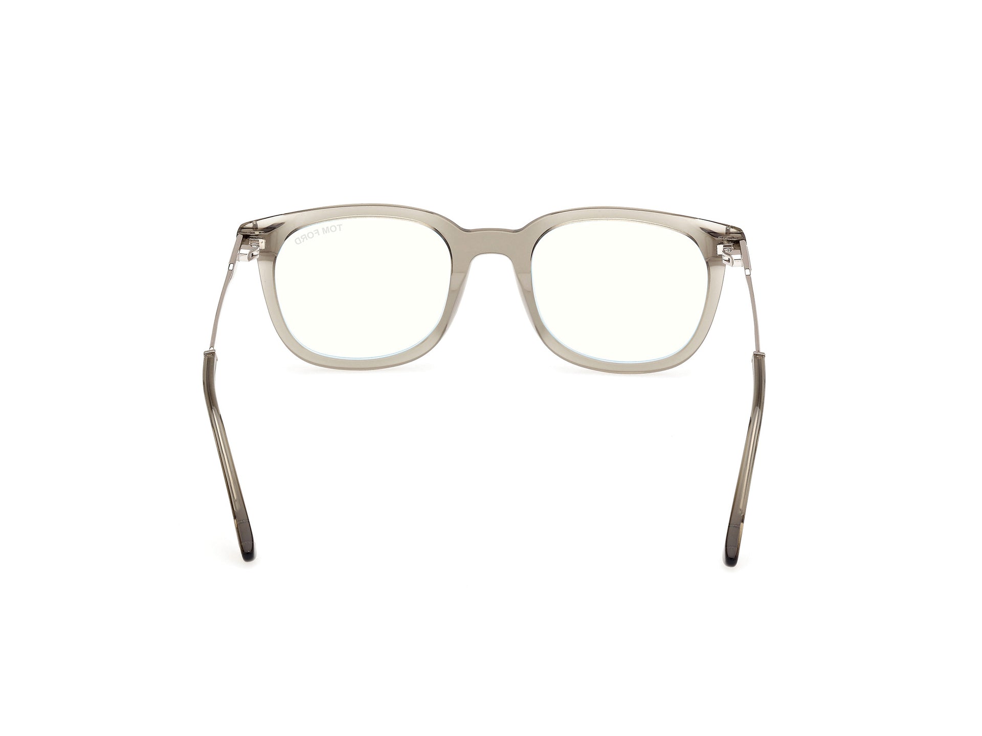 TOM FORD TRANSPERENT OLIVE GREEN PLASTIC SQUARE FULL FRAME