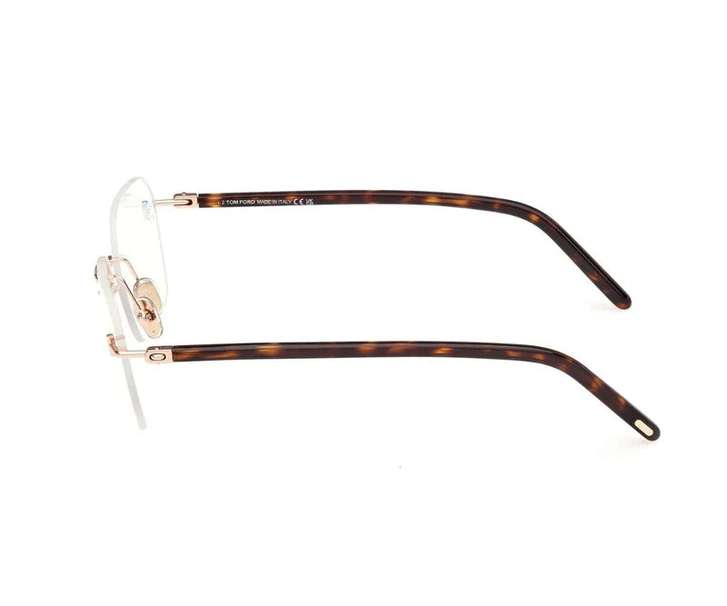 TOM FORD METAL RIMLESS ROSE GOLD FRAME