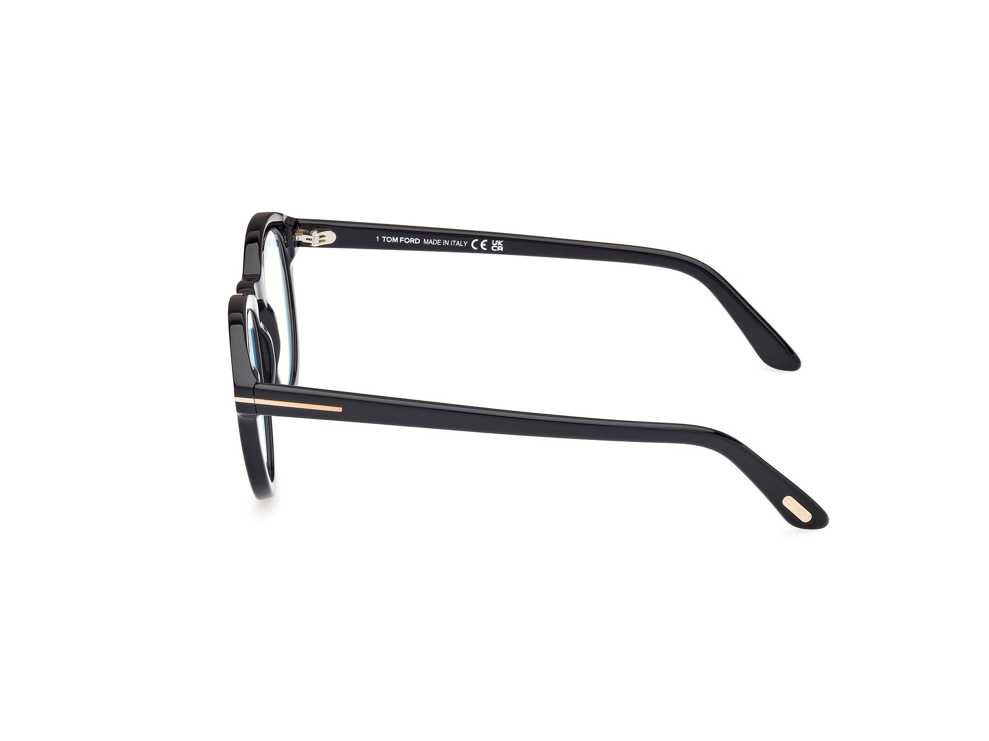 TOM FORD PLASTIC ROUND BLACK FULL FRAME