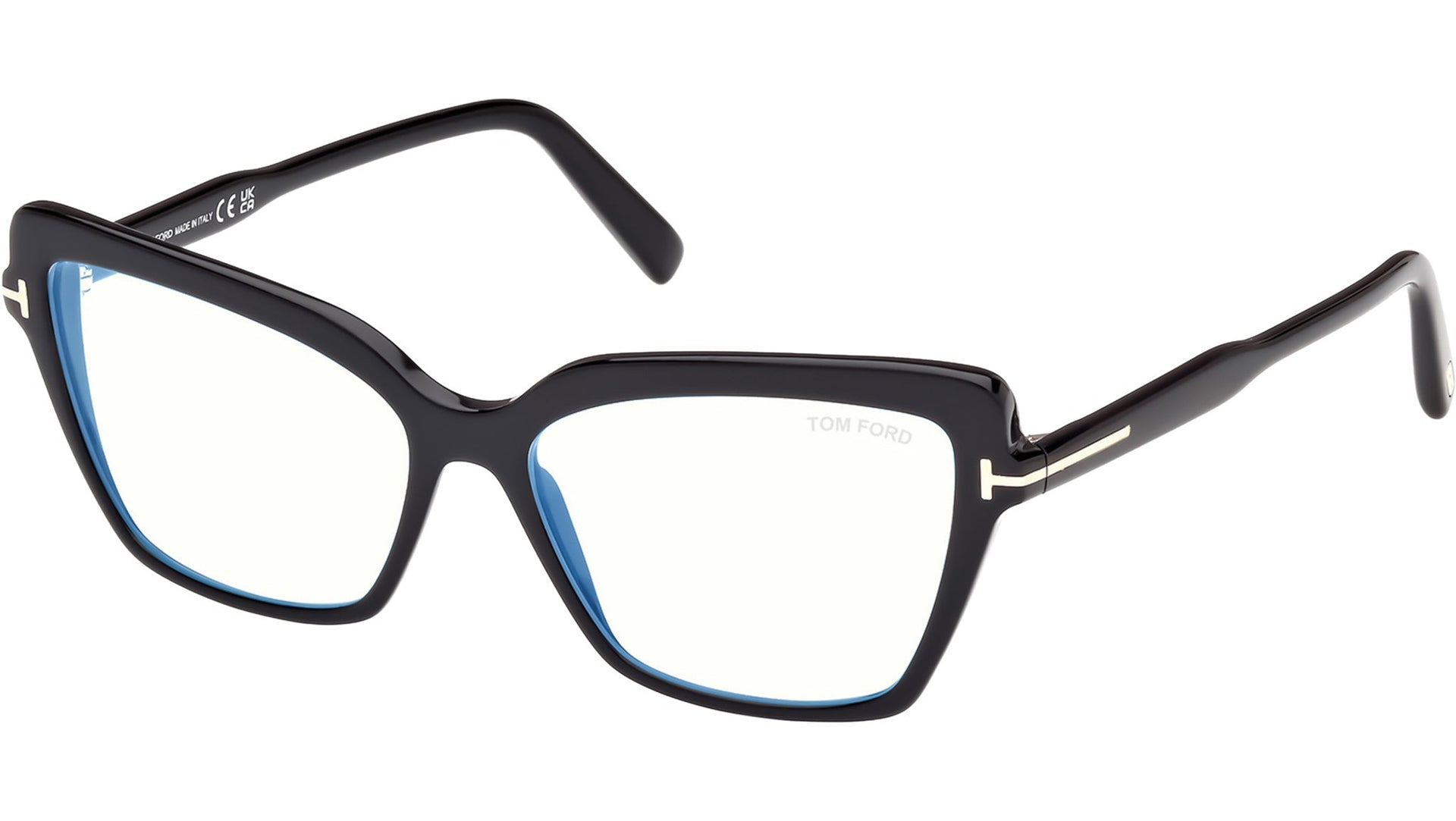 TOM FORD PLASTIC CATEYE BLACK FULL FRAME