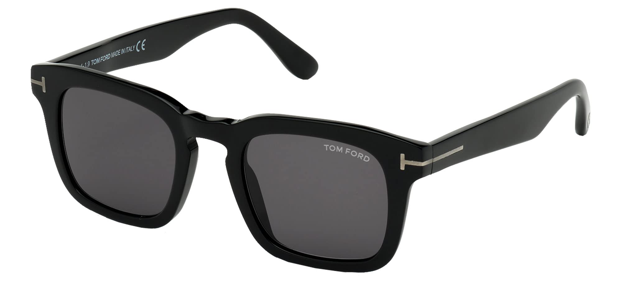 TOM FORD PLASTIC BLACK SQUARE FULL SUNGLASS