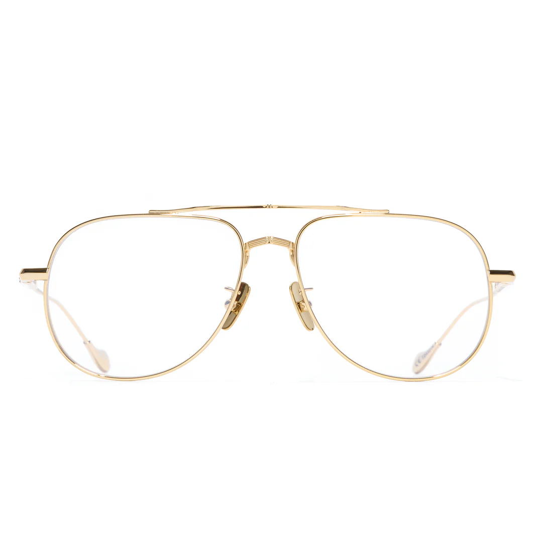 CUTTLER & GROSS TITANIUM GOLDEN AVIATOR FULL FRAME
