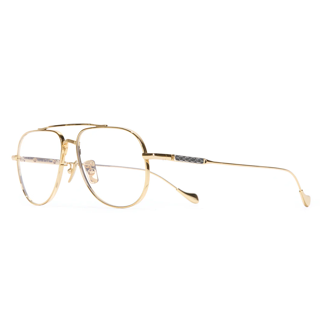 CUTTLER & GROSS TITANIUM GOLDEN AVIATOR FULL FRAME