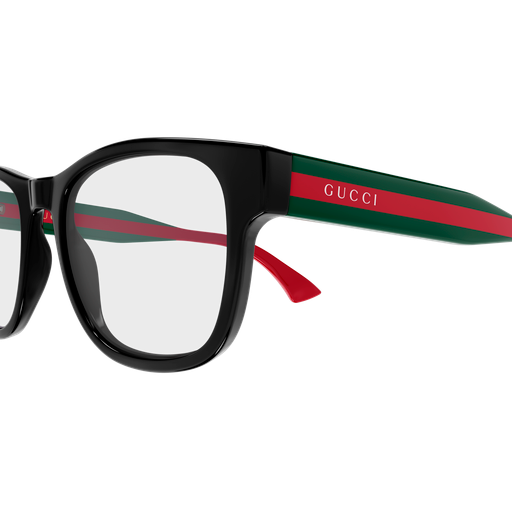 GUCCI PLASTIC BLACK SQUARE FULL FRAME