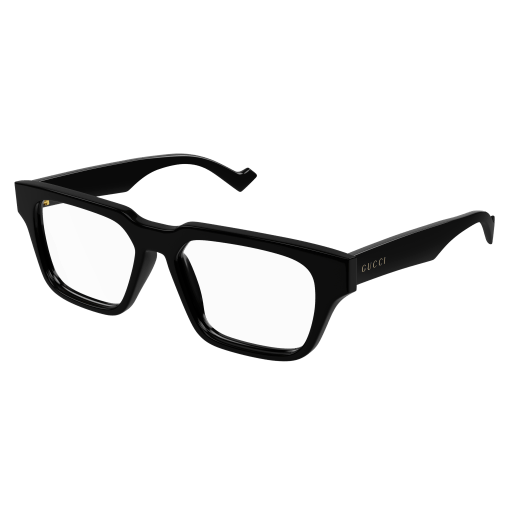 GUCCI PLASTIC SQUARE BLACK FULL FRAME