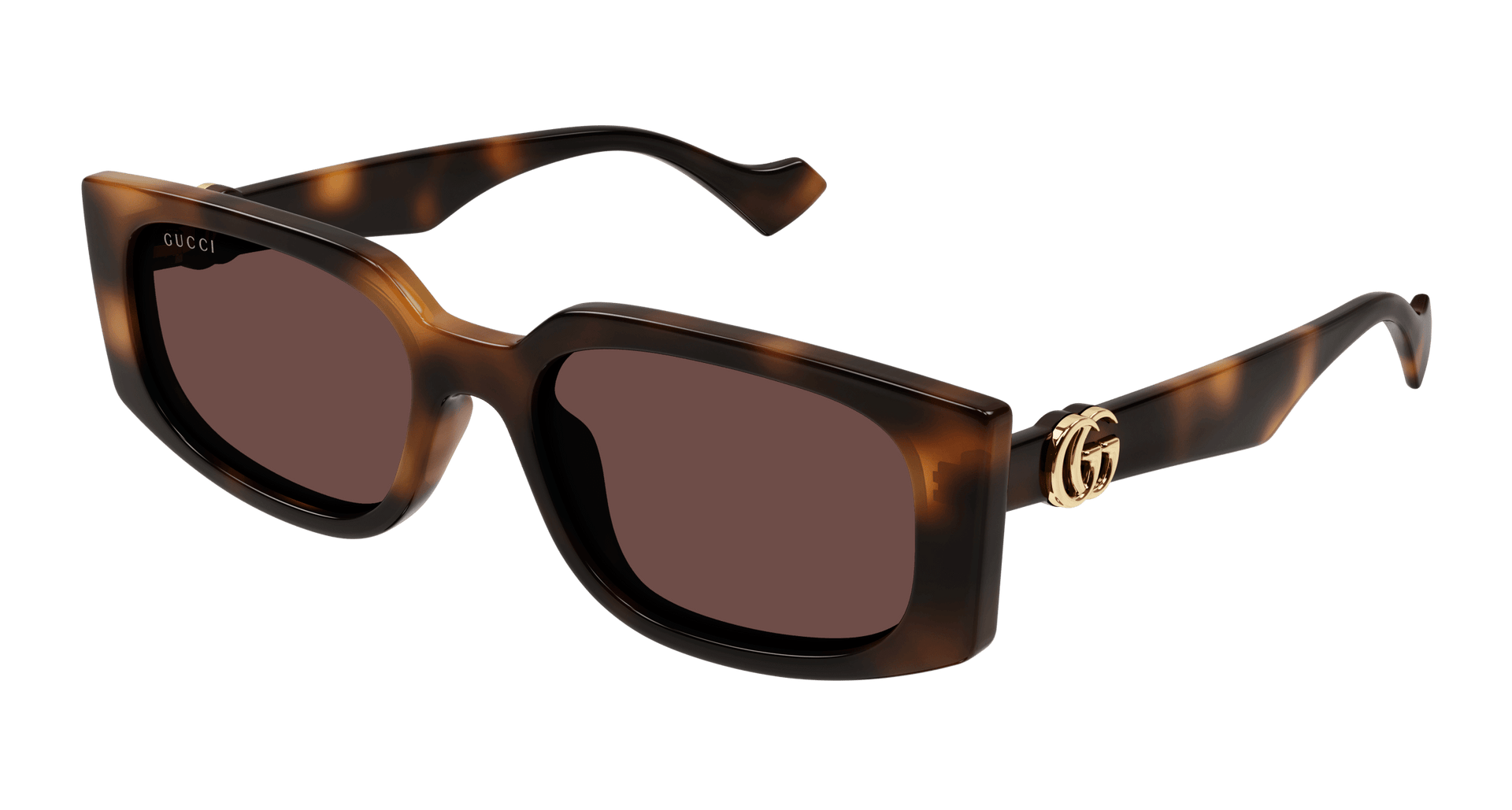 GUCCI PLASTIC HAVANA CATEYE FULL SUNGLASS