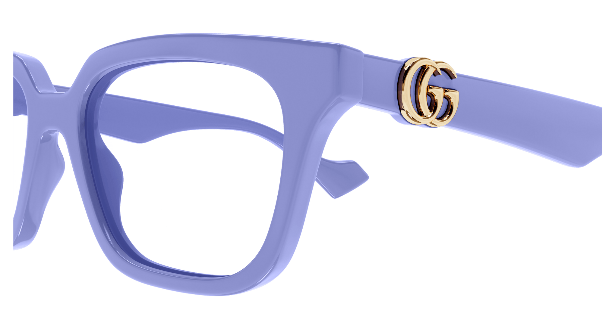 GUCCI PLASTIC VIOLET SQUARE FULL FRAME