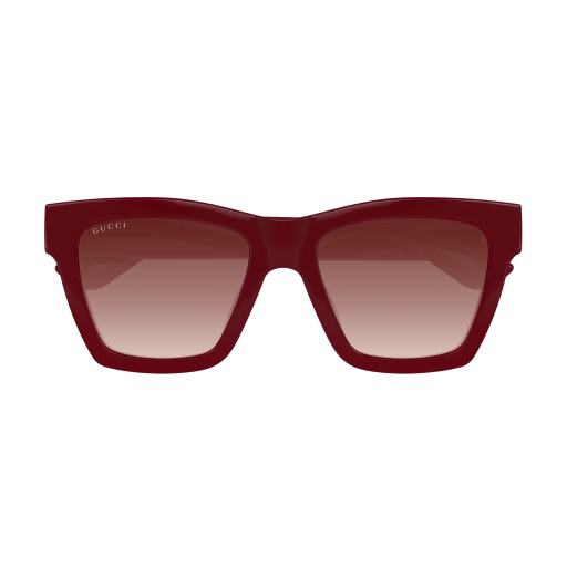 GUCCI PLASTIC BUTTERFLY BURGUNDY FULL SUNGLASS