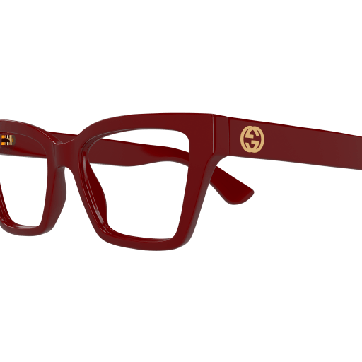 GUCCI PLASTIC RED CATEYE FULL FRAME