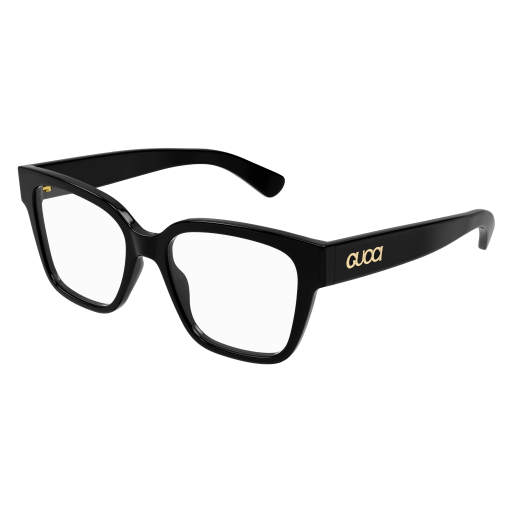 GUCCI PLASTIC SQUARE BLACK FULL FRAME