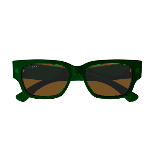 GUCCI PLASTIC SQUARE GREEN FULL SUNGLASS