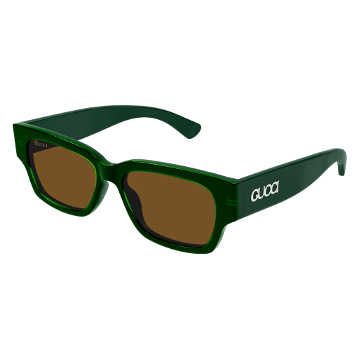 GUCCI PLASTIC SQUARE GREEN FULL SUNGLASS
