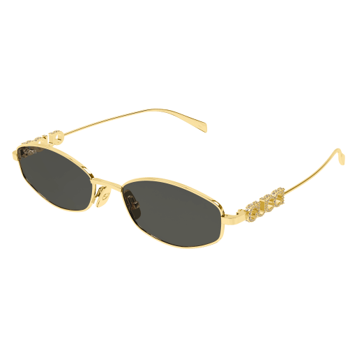 GUCCI METAL OVAL GOLD FULL SUNGLASS