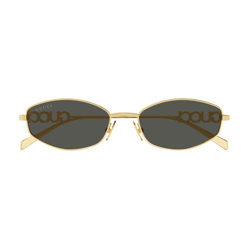 GUCCI METAL OVAL GOLD FULL SUNGLASS