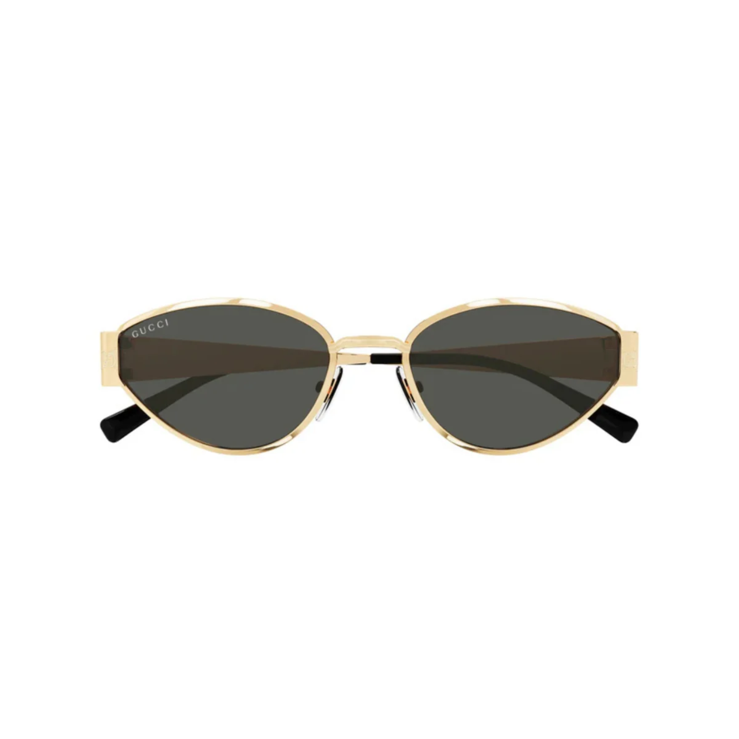 GUCCI METAL CATEYE SHINY GOLD FULL SUNGLASS