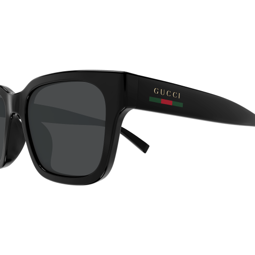 GUCCI PLASTIC SQUARE BLACK FULL SUNGLASS