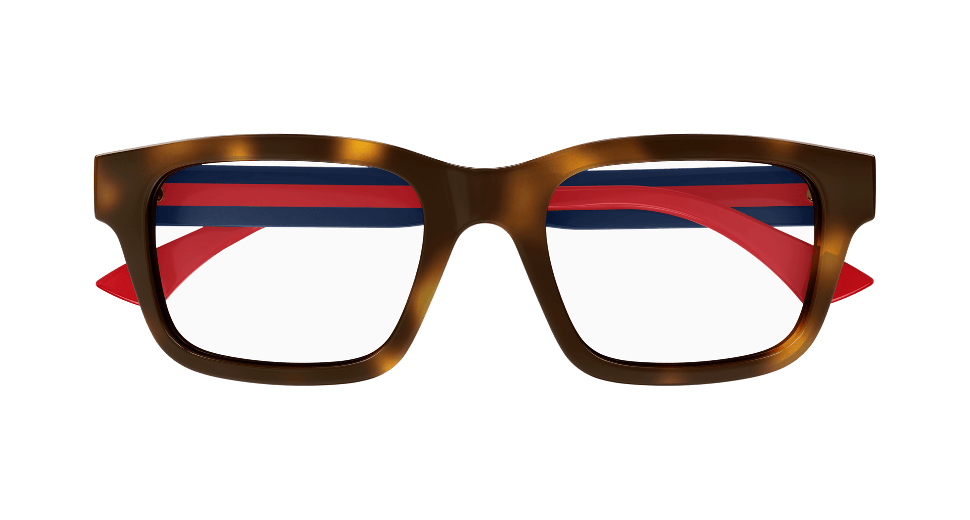 GUCCI PLASTIC SQUARE HAVANA FULL FRAME